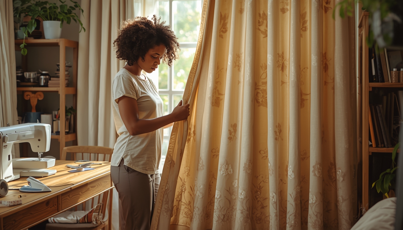 Renewvrpureax curtain adjustment and hemming