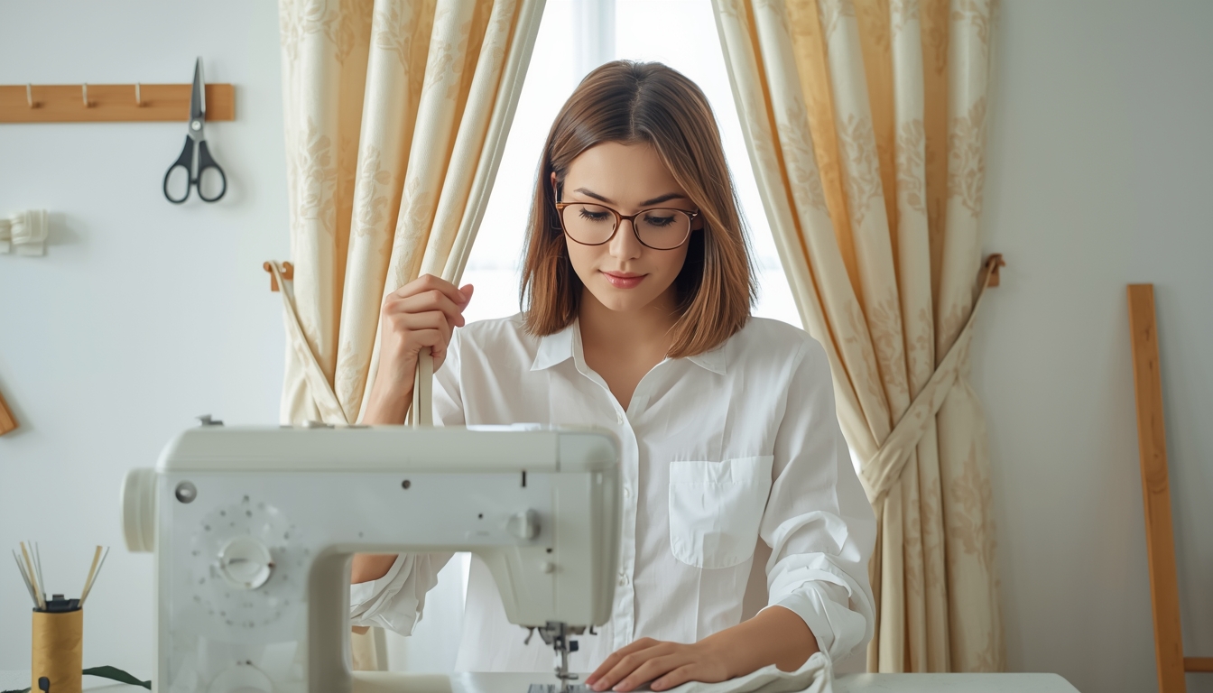 Renewvrpureax curtain hemming and adjustment